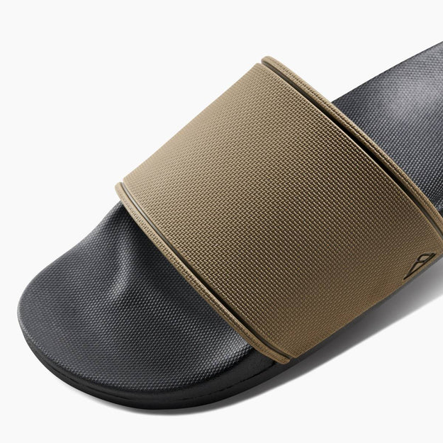 CUSHION SLIDE - FOSSIL / GREY